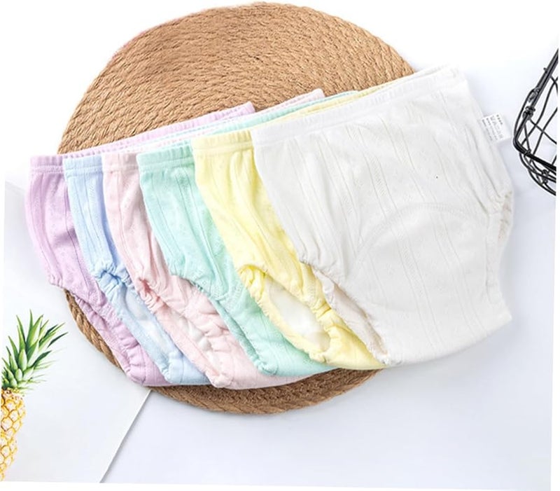 Potty Training Pants For Girls 2 Pack Breathable Cotton Leak Proof Assorted Colors - Image 5